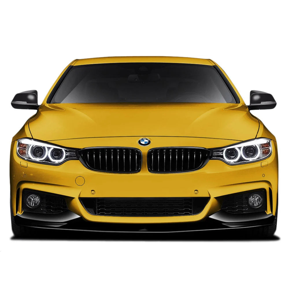 BMW F32 PERFORMANCE FRONT GLOSS BLACK LIP SPLITTER M-SPORT
