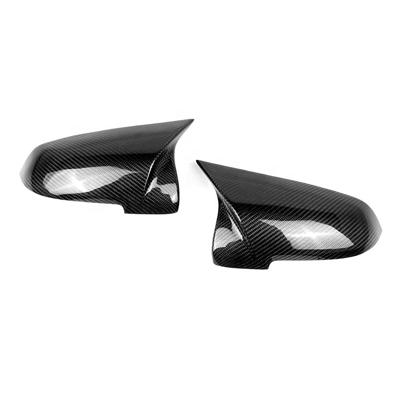 BMW F SERIES REAL CARBON FIBER M-STYLE MIRROR CAPS