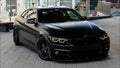 BMW F32 PERFORMANCE FRONT GLOSS BLACK LIP SPLITTER M-SPORT